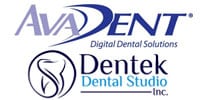 Avadent and Dentek logos